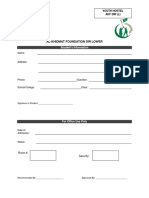 Hostel Form Snew PDF