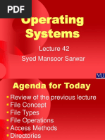 Operating Systems: Syed Mansoor Sarwar