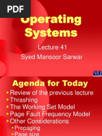 Operating Systems: Syed Mansoor Sarwar