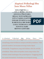 Proses Adaptasi Psikologi Ibu Dalam Masa Nifas PPT Bunda Elvi