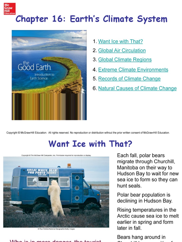Chapter 16: Earth's Climate System | PDF | Atmospheric Circulation ...