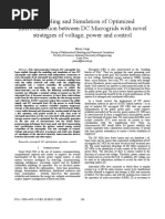 A Modeling and Simulation of Optimized Interconnection Between DC Microgrids With Novel Strategies of Voltage, Power and Control