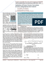 Design and Simulation of Power Factor Correction Boost Converter Using Hysteresis Control