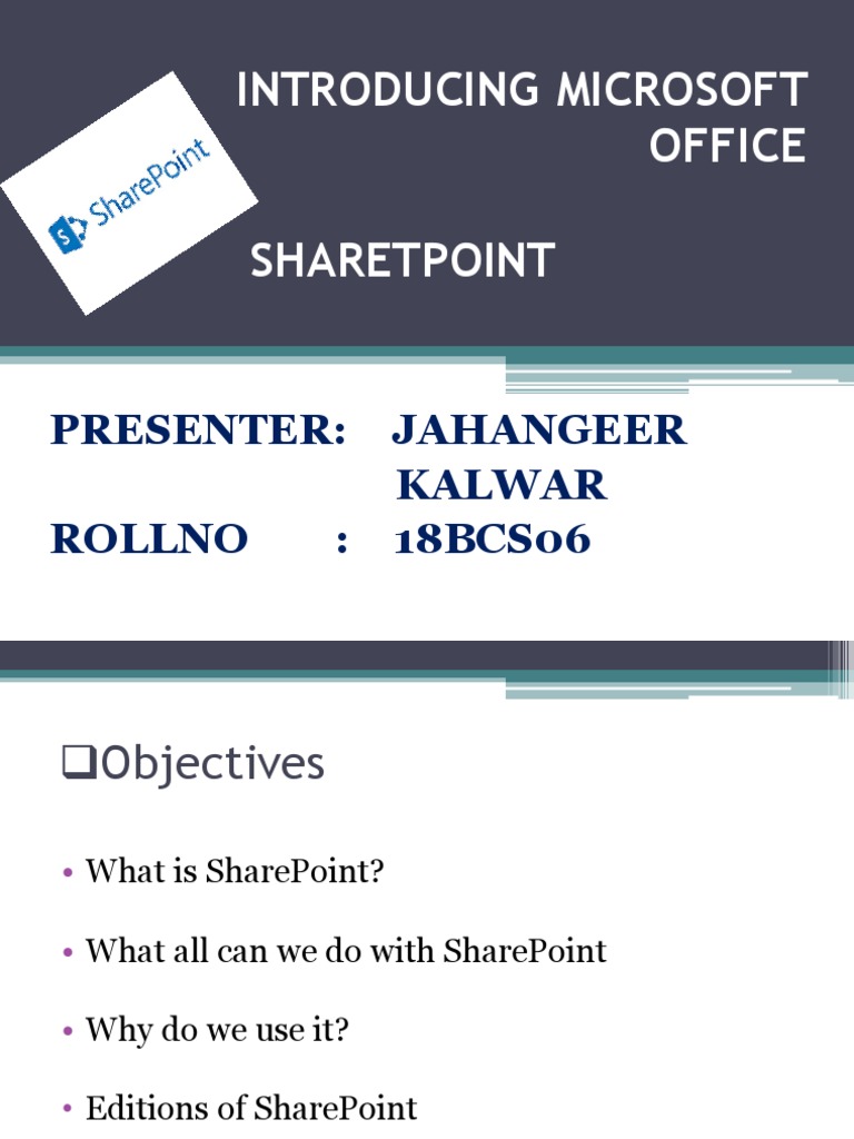 Overview of Microsoft SharePoint | PDF | Share Point | Web Application