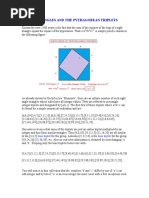 Right Triangles and The Pythagorean Triplets: Base Triplet Base Triplet