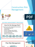  CM659 - Construction Risk Management
