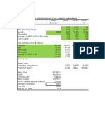 Valuation of Tata Power, Based On Prof. Aswath Damodaran: DCF Base Year 1 2 3 Assumptions