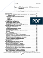 Biology, Inmmunology, and Cariogenicity of Streptoccus Mutans