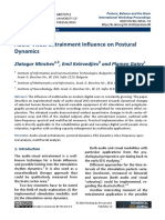 Audio-Visual Entrainment Influence On Postural Dynamics: Zlatogor Minchev, Emil Kelevedjiev and Plamen Gatev