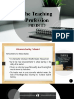 PRED0113 Teaching Profession Lesson 1