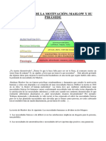 T Objetivos - Piramide de Maslow - Una Teoría de La Motivación