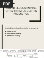 Hybrid Redox Cracking of Naphtha For Olefins Production