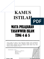 Kamus Istilah Tasawwur Islam