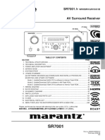 Marantz SR 7001 Service Manual