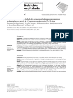 Estudio prospectivo sobre el efecto del consumo de bebidas azucaradas sobre  la obesidad en un periodo de 12 meses en mexicanos de 15 a 19 años