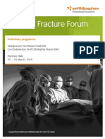 Masters Fracture Forum: Preliminary Programme