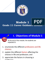 Grade 11 Career Guidance Module