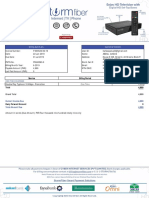 Billing Summary Customer Details: One Time Charges