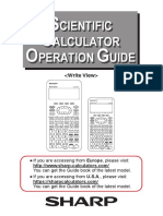 Scientific Calculator Operation Guide PDF