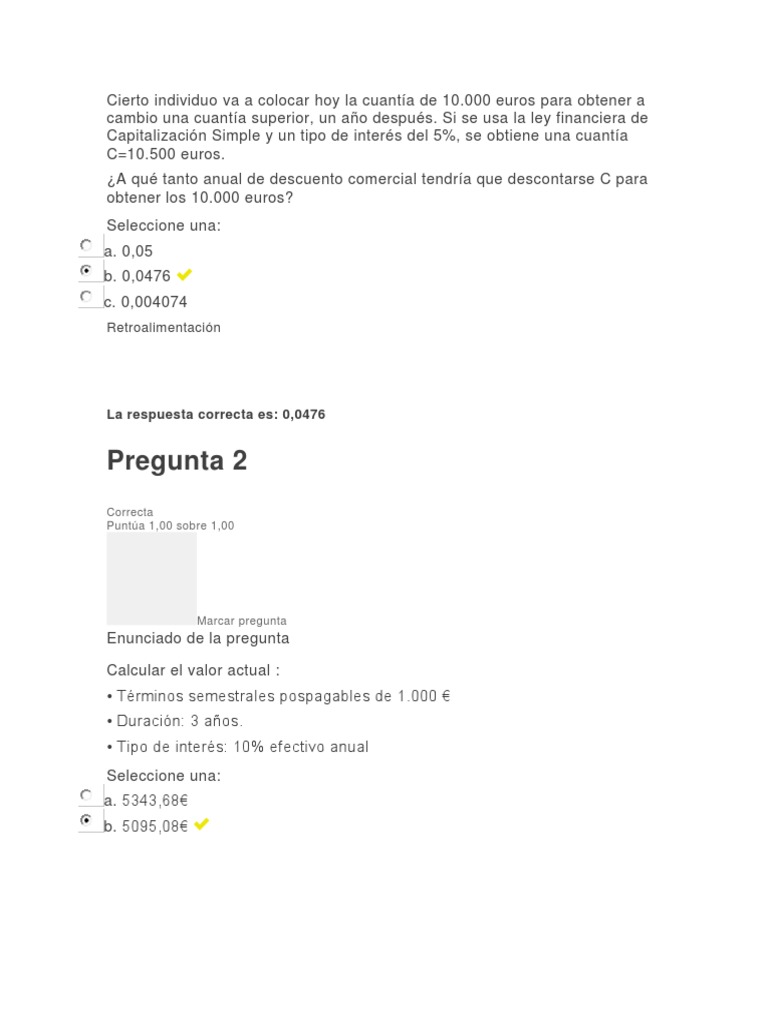 Ejercicios de Finanzas y Cálculo de Intereses | PDF | Tasas de interés ...