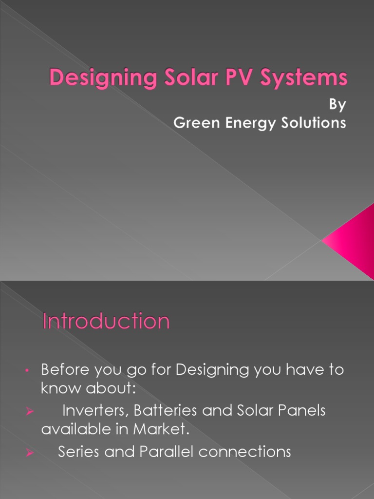 Solar Pv System Pdf: Solar Pv Meaning – NRTC