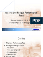 Rutting and Fatigue Performance Test