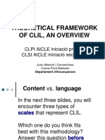 Clil Theoretical Framework PDF