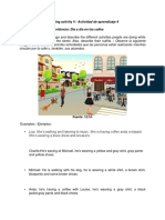 Learning Activity 4 / Actividad de Aprendizaje 4 Evidence: Street Life / Evidencia: Día A Día en Las Calles