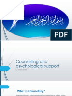 Counselling and Psychological Support