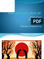 Class Learning 2019-20