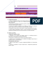 Programa Asignatura Lenguaje Musical en Universidad PDF