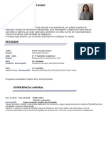 Perfil profesional con experiencia en atención al cliente y administración