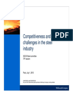 Competitiveness and Challenges in The Steel Industry: OECD Steel Committee 74 Session