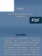 MSME: Micro, Small & Medium Enterprises
