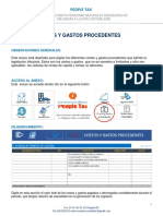 MP Costos y Gastos Procedentes