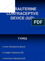 Intrauterine Contraceptive Device (Iud)