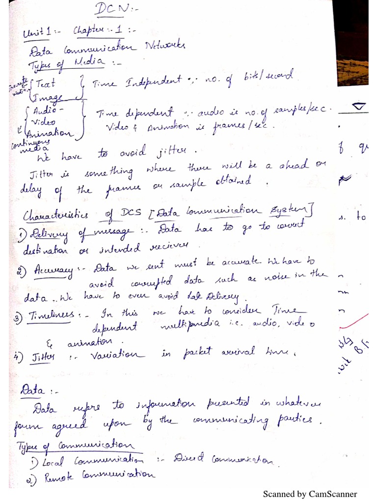 DCN Notes | PDF
