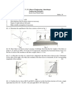 Engineering Mechanics Insem Exam Model Paper