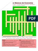 Conceptos Basicos de Economia - Crucigrama