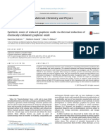 Synthesis route of reduced graphene oxide via thermal reduction of chemically exfoliated graphene oxide