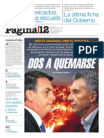 Diario Página 12. Nacional. 