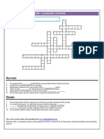 Crossword Economic System