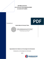 Informe Ejecutivo en Telecomunicaciones - Alcaldia de Palmira