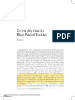 On The Very Idea of A Black Radical Tradition