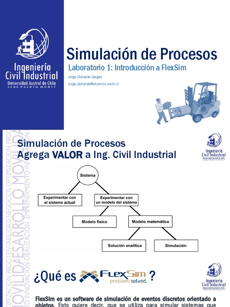 Clase 1 FlexSim | PDF | Point and Click | Simulación
