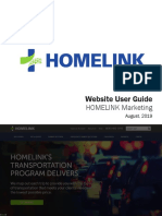 Website User Guide: HOMELINK Marketing