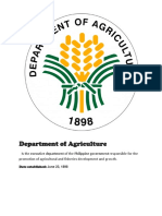 Department of Agriculture: Executive Department Philippine Government