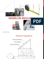 Medir distancias topográficas