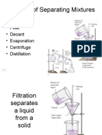 Separation Techniques of Mixtures