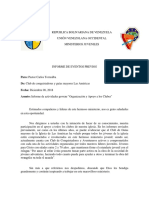 Informe de Apoyo A Clubes